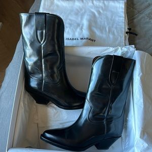 NEW Isabel Marant Cowboy boots BLACK